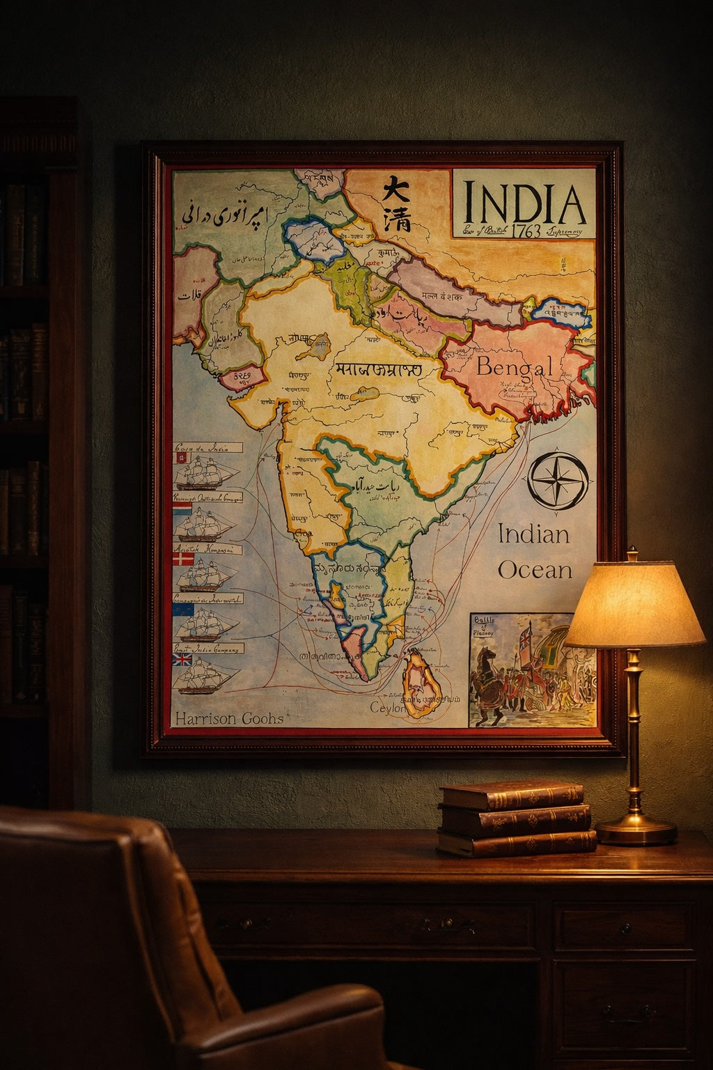 India in 1763 — Mughal Decline, Maratha Ascendancy, and the Rise of the British East India Company