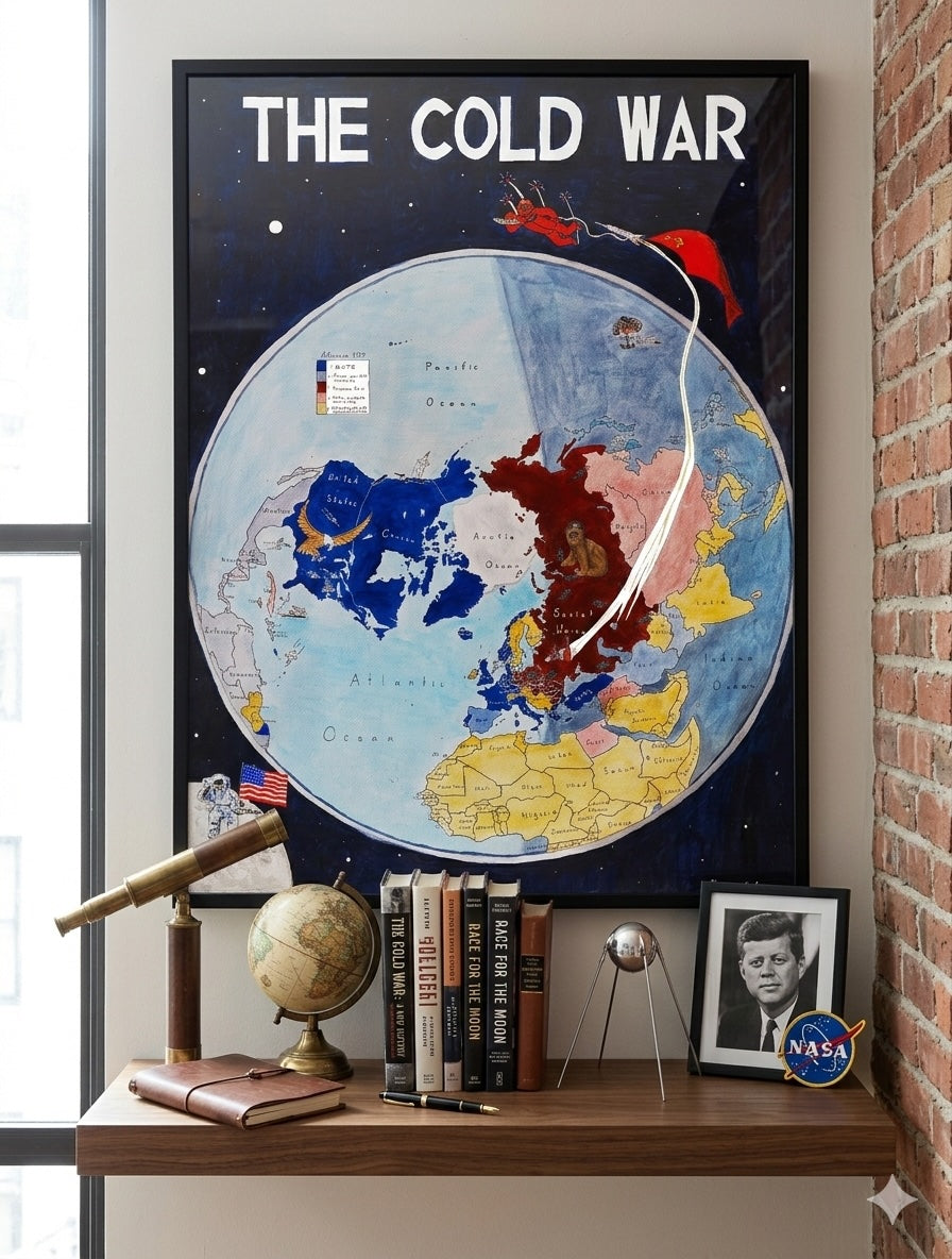 Cold War Map; Space Race