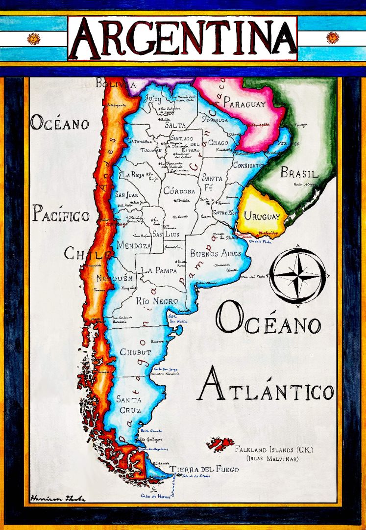 Patagonia Region Map