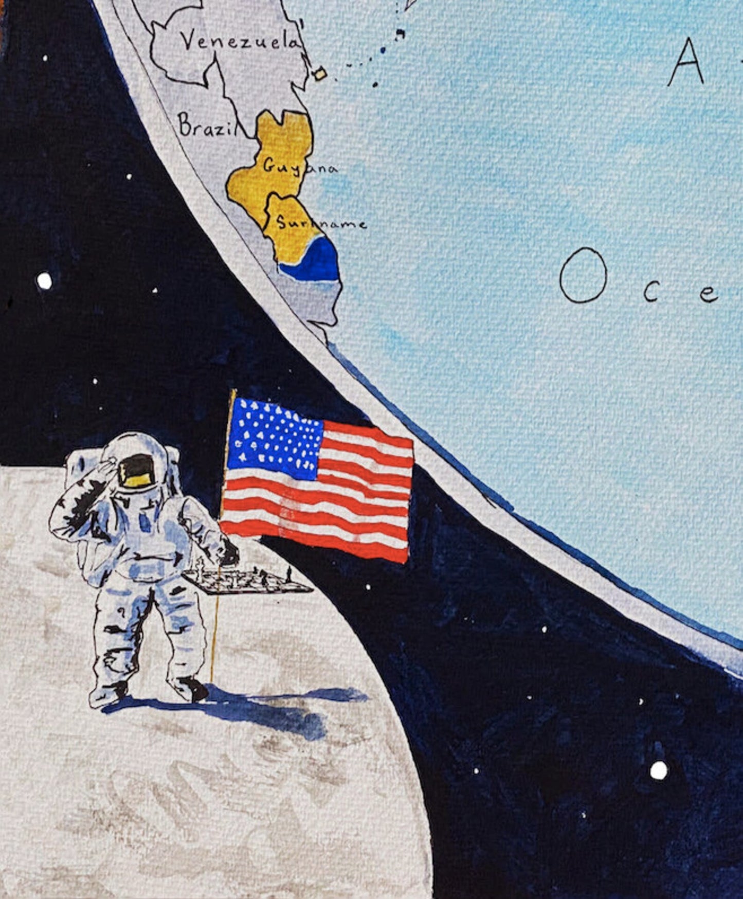 Cold War Map; Space Race