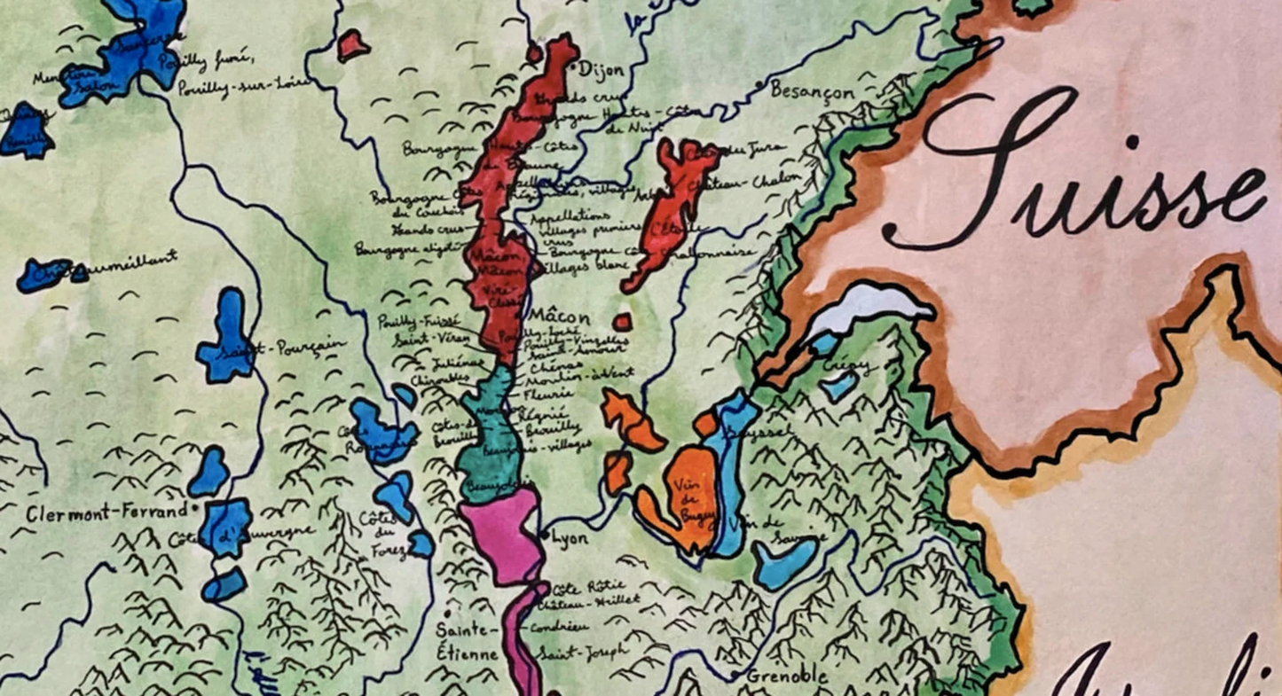 Wine Map of France; Viticulture in France