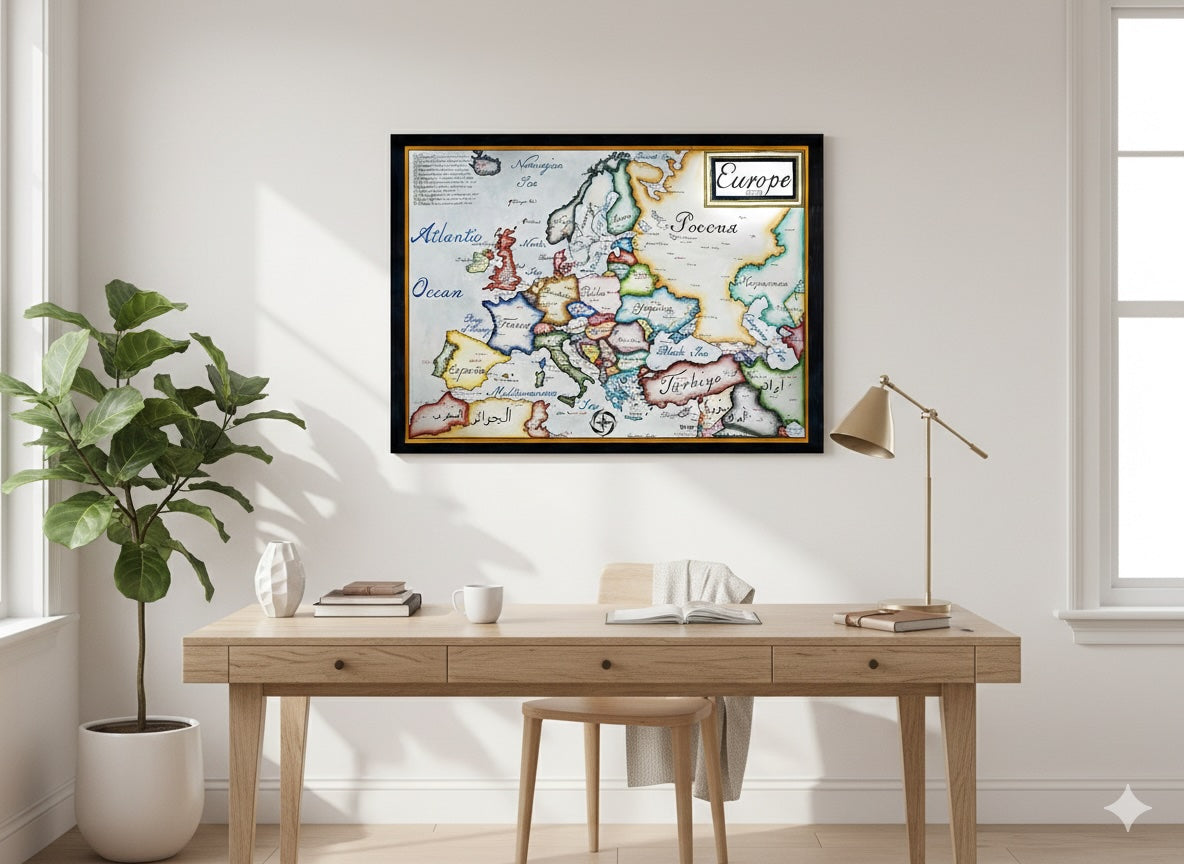 Endonym Map of Europe (2023) — Native Languages Edition