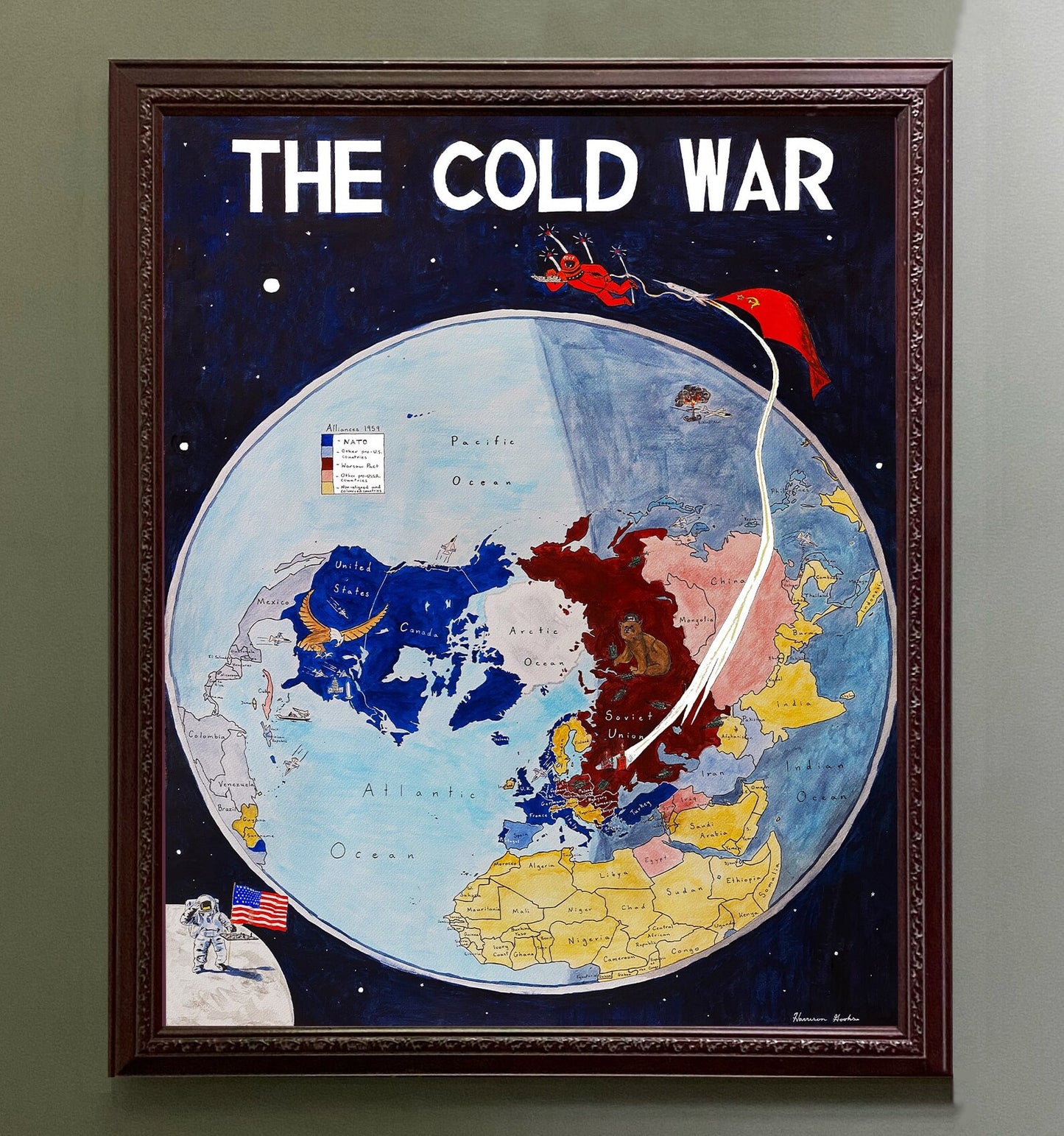 Cold War Map; Space Race