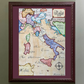 Map of Italy 1494; Italian Renaissance; Italian States