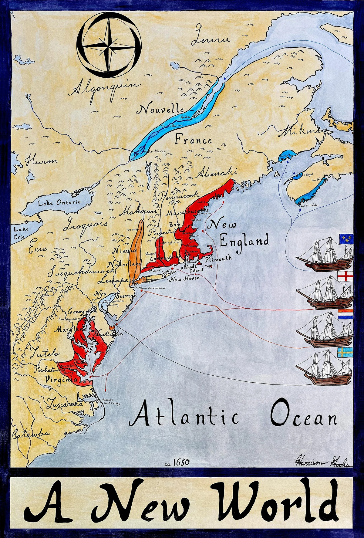 The Atlantic World, 1650: Imperial Claims and Colonial Expansion